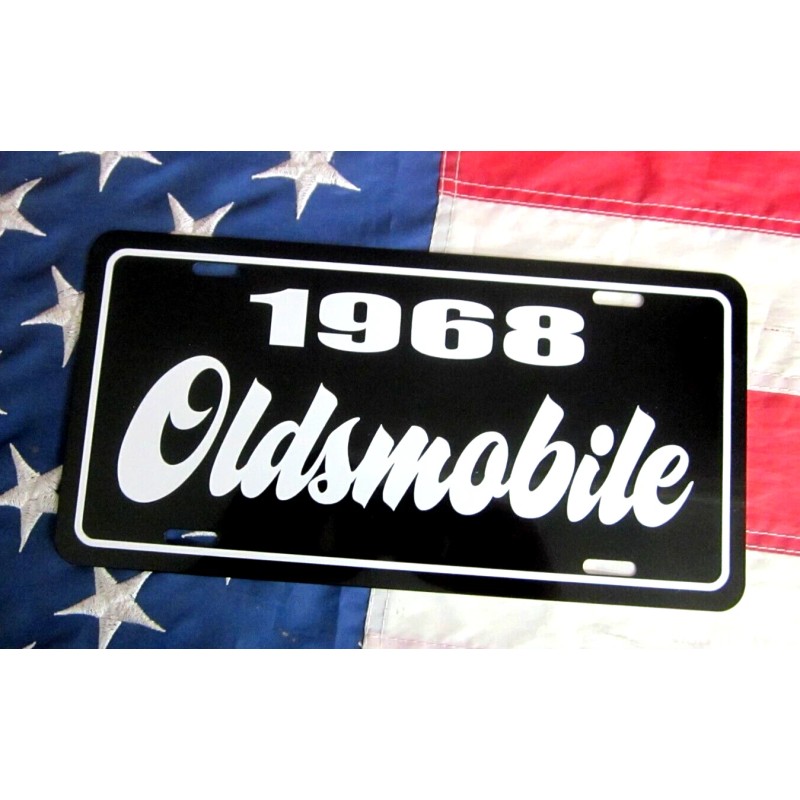 1968 Oldsmobile license plate tag 68 Olds 442 Cutlass Supreme