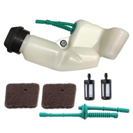 FS45 Gas Fuel Tank Assembly for FS38 FS45 FS46 FS55 KM55 String Trimmer Brushcutter Replaces 4232 350 0411 Trimmer Fuel Tank with Air Filter Fuel Line Kit