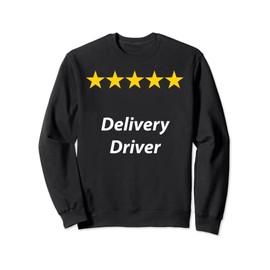 Delivery Driver Five Star Food Dash Grub Grocery Deliveries Sweatshirt
