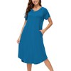 GYS - Camisones de viscosa de bambú para mujer, ropa