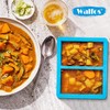 Walfos Silicone Freezer Tray with Lid - 1.5Cup Silicone Food