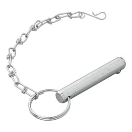 Locking Pin for Parking Supports Made of Galvanised Steel Pin Diameter 14.3 mm and Chain Light Locking Bolt for Turnout Support or Caravan Support (Plug Pin Diameter 14.3 mm)