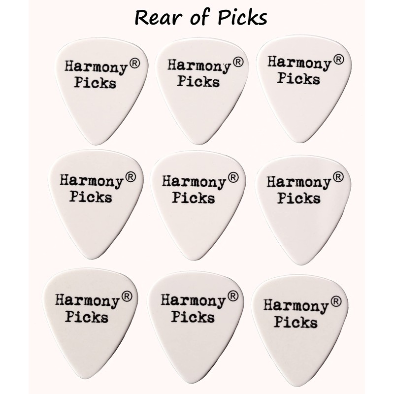 Tin of 9 Kitten Guitar Plectrums - Harmony Picks