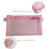 4Pcs Mesh Pencil Cases, Mesh Zipper Pouch for Students Management