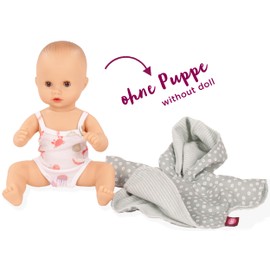 Götz 3403604 Cuddly Bath Set - Doll's Clothing Size S / XM - 2-Piece Clothing and Accessory Set for Baby Dolls from 30 - 33 cm and Standing Dolls 36 cm