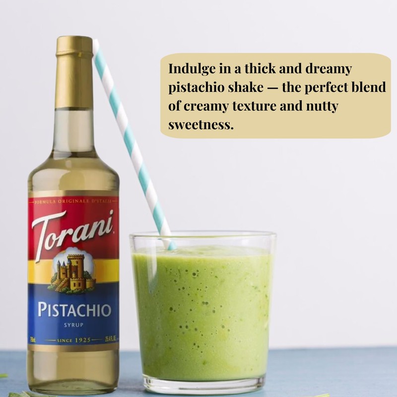 Pistachio Syrup for Coffee 25.4 Ounces Coffee Syrups and Flavors