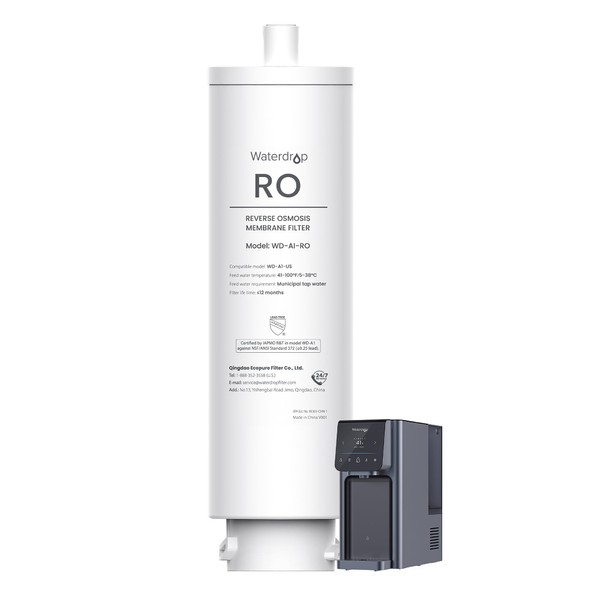 Waterdrop WD-A1-RO Filter, Replacement for WD-A1 Reverse Osmosis Hot Cold