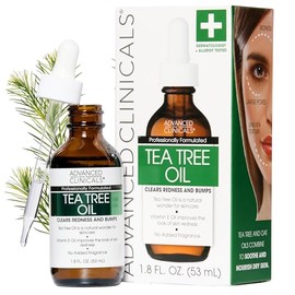 Advanced Clinicals 1.8oz Tea Tree Oil for Redness and Bumps.â€¦