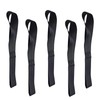 Soft Loop Tie Down Straps,5 Pack Heavy Duty Tie Down Loops,Heavy Duty Motorcycle Soft Ring Fastening Device,Soft Loop Tie Down Straps Heavy Duty Motorbike Tie Down Straps, Nylon Cargo Straps (Black)