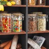 VZZNN 2 Pack Coffee Bean Storage Container with Airtight Bamboo