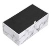 BTSKY PU Leather Facial Tissue Box, Rectangular Napkin Holder for