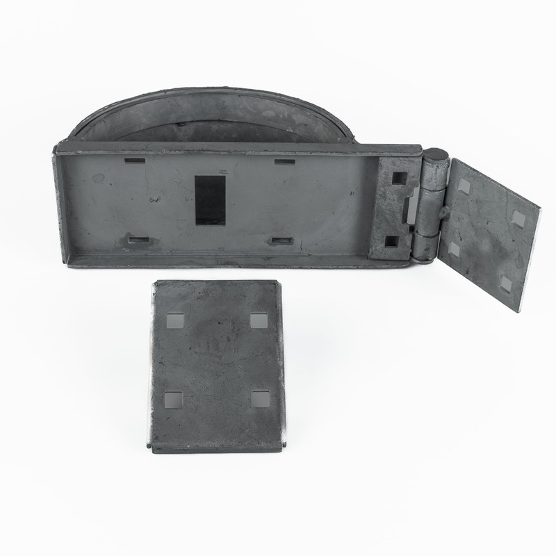 GATEMATE® Left Hand Padlock Protector | Galvanized Steel | High-Security