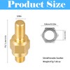 Long Stud Side Post Battery Terminal Bolt Compatible with GM