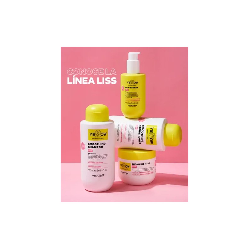 Yellow Liss Smoothing Kit Shampoo Acondic Masc Serum