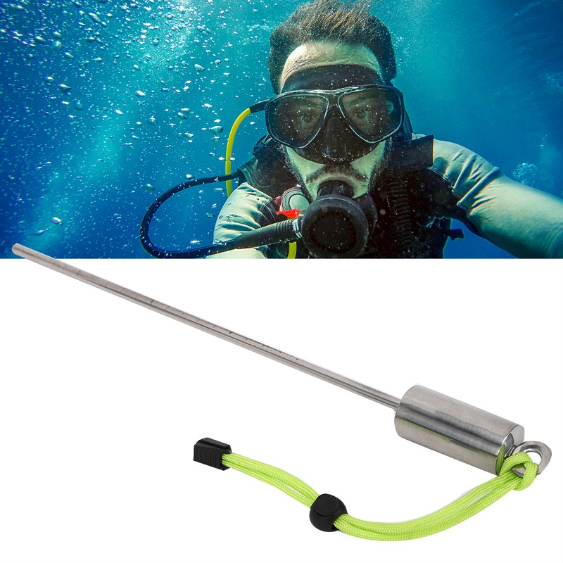 KEEPdiving Stainless Steel 30cm Diving Lobster Stick Pointer Underwater Shaker