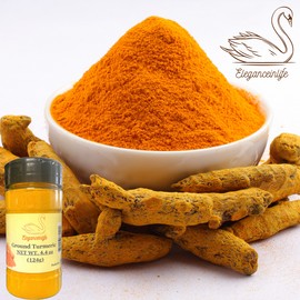 Eleganceinlife Ground Turmeric 4.4oz (124g) Gluten-free , Vegan, Vegetarian