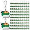 Ferreve 100 Pcs Dumpster Fire Acrylic Keychains Employee Emotional Support