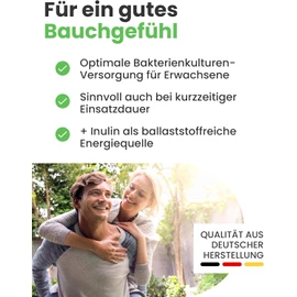 LIVIADA MEFLOR PRO | Aktive Bakterienkulturen | 60 Kapseln für 60 Tage | Extra hochdosiert, vegan & magensaftresistent | Mit Milchsäurebakterien & Inulin (präbiotisch) für Darm Mikrobiota