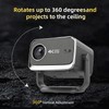 Cacacol P20 Pro Smart Projector with WiFi 6 and Bluetooth,