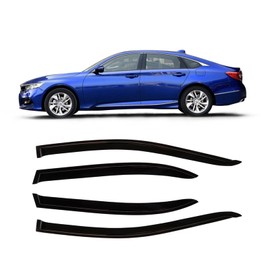 KFKGF 4PCS Rain Guards Side Window Visor Vent Outside Mount Window Deflector Dark Smoke 2003-2008 for Toyota for Corolla, Auto Ventshade [AVS] In-Channel Ventvisor/Rain Guards