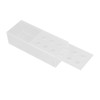 12 Holes Rectangular Flowers Vase With LED Light Clear Acrylic