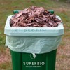 SUPERBIO Compostable 33 Gallon Garbage Bags, Unscented Strong Large Trash