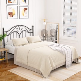 Elephance Full Size Metal Bed Frame with Vintage Headboard,11 Inches Storage Space Platform Bed No Box Spring Needed Easy Assembly,Black