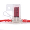 31.5cm 12AWG Car Fuse Holder TPE PVC with Manual Reset