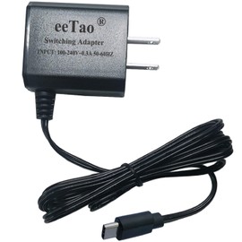 eeTao 5V USBC Charger for Bob and Brad C2 Q2 T2 D5 Pro Plus QL/DMS.C2-J MDS.C2-M DMS.T2-E Mini.Q2-F D5-C Massage Gun Rechargeable DC5V Power Supply Adapter Cable Cord
