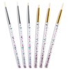 6 Pieces Makeup Brush Line Fine Point Eyeliner Brush Eye