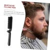 FOMIYES Folding Beard Brush Portable Detangling Styling Brush for Travel