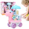 Electric Ice Cream Trolley Cart Pretend Play Food Dessert Children