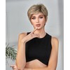 Mystylecos pixie wig Short Female Hair Wigs Short Golden Brown