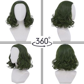 Tembol Joker Cosplay Green Wig for Men & Women - Perfect for Joker Costume & Clown Wig