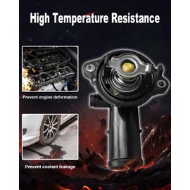 Thermostat Housing Assembly Replace 323056 330424 Fit for Maserati GHIBLI Levante Quattroporte 2014 2015 2016 2017 2018 2019 2020 2021