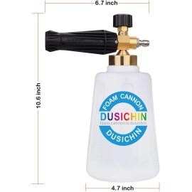 DUSICHIN Lance  Snow Foam Cannon Quick Release Adjustable with 67oz  Reservoir