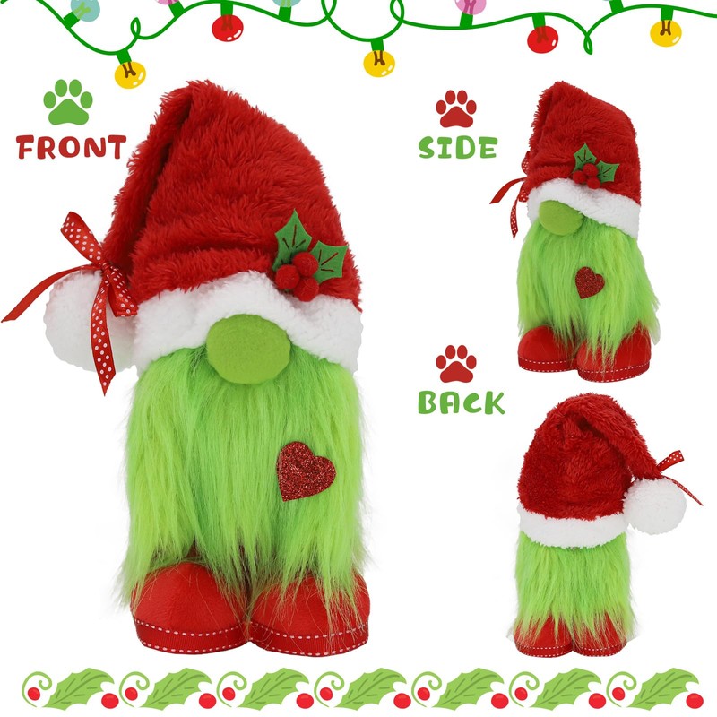 KnomeKo Christmas Gnomes Plush Decor Dog Gnome Decor
