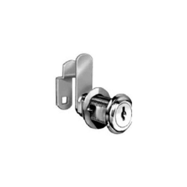 National Cabinet Lock C8060-14A-KA Cam Lock, 1-3/4" Cylinder Length, Bright