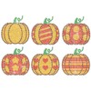 ANATTASOUL Autumn Rhinestone Iron on Transfer Pumpkin Bling Diamond Hotfix