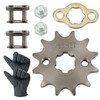 ABCERRSI 17mm 428 12T Sprocket Compatible with 50cc 70cc 90cc