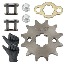 ABCERRSI 17mm 428 12T Sprocket Compatible with 50cc 70cc 90cc 110cc 125cc 140cc 160cc ATV Dirt Mini Bike Quad