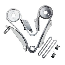 MOCA Timing Chain Kit & Oil Pump Compatible with 01-04 for Dodge Stratus 2.7L, 00-01 for Dodge Intrepid 2.7L, 01-04 for Chrysler Sebring 2.7L - SBEC Cam Gear