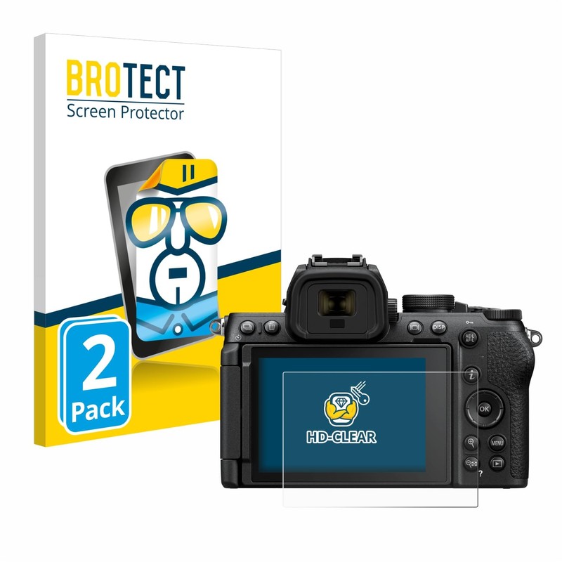 BROTECT Screen Protectors for Nikon Z50 II Ultra Clear Pack