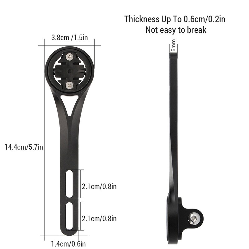 Bike Computer Extension Bracket Multifunctional Metal For Garmin Bryton Cateye