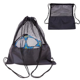 ALLVD Ball Bag, Soccer Pouch Bag, Black, Baseball, Tennis, Rugby, Backpack, Luggage, Storage, Drawstring Type, Multi-functional, Handbag, Net Bag, Abrasion Resistant, Sports Equipment, Can Be Worn On