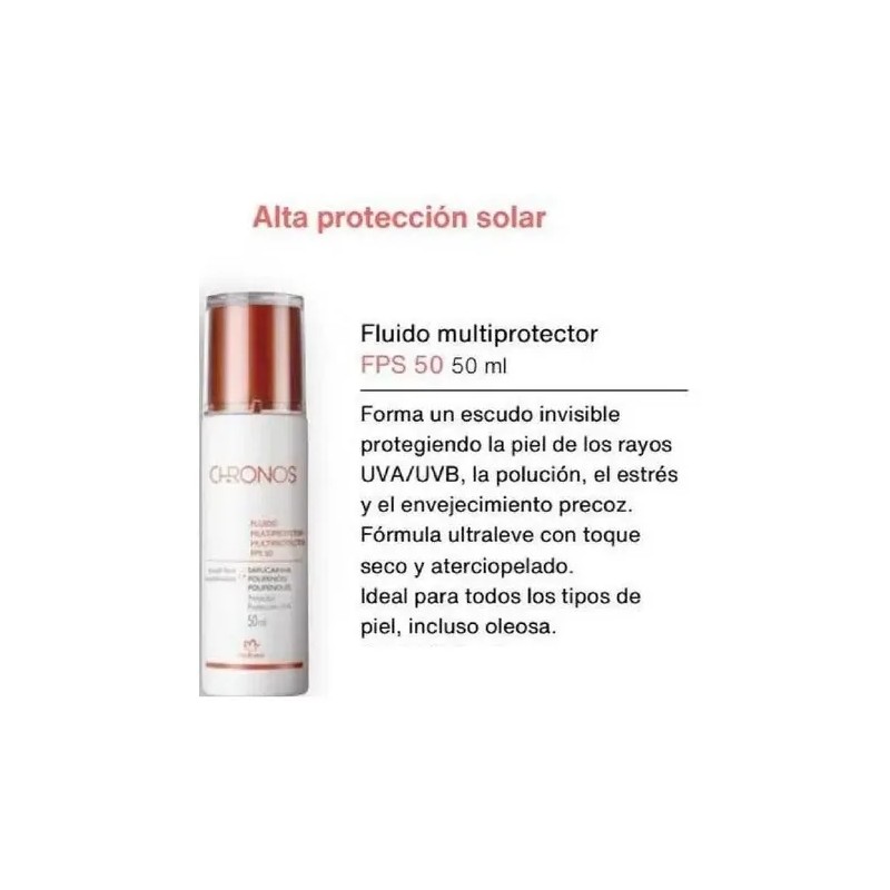 Fluido Multiprotector Fps 50 Chronos Natura 50ml