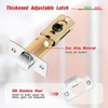 Aglehome Bathroom Indicator Privacy Door Lock, Vacant Occupied Lock, Large