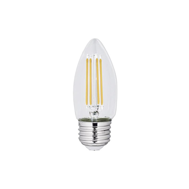 Feit Electric LED Chandelier Bulbs 60W Equivalent, E26 Medium Screw
