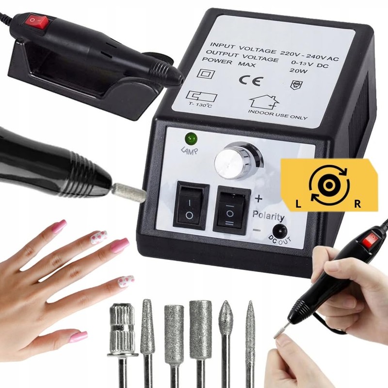Lewer - Nail Cutter Set DM-2000CZ 20W, Professional Manicure &