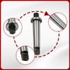 findmall MT MT2 Adapter 2MT Shank To 3/8"-24 Threaded Drill